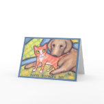 Custom Mother's Day Cat & Dog Greeting Card
