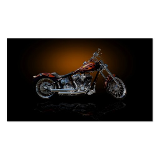 Custom Motorcycle Business Cards (back side)