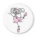 Custom Mouse Ballerina Magnet by stick_figures Custom Mouse Ballerina Magnet