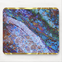 Custom MousePad- Colorized Tree bark