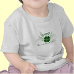 Custom Name: 1st St. Patrick's Day Shamrock Swirl t-shirts