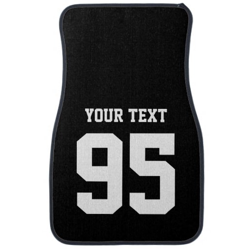 custom name and number car floor mats zazzle custom name and number car floor mats zazzle