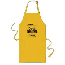 Custom Name Best Godfather Ever Aprons