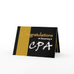 CUSTOM NAME Congratulations - CPA Cards