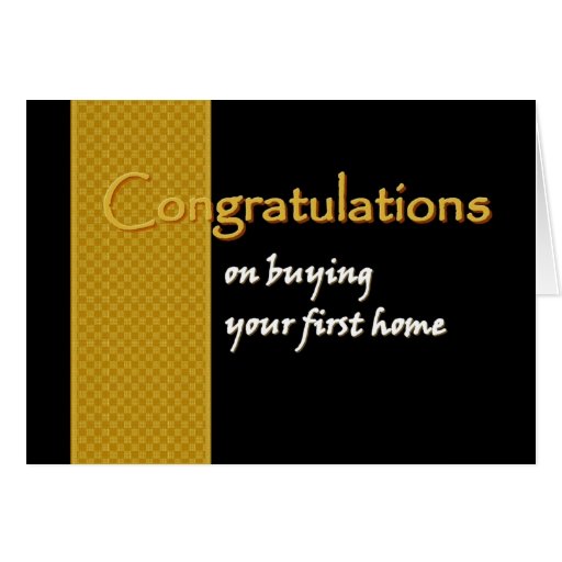CUSTOM NAME Congratulations New Homeowner Card Zazzle