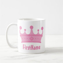 Custom Name Crown Mug