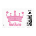 Custom Name Crown postage by PageantPrincess Custom Name Crown postage