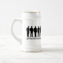 Custom name groomsman bachelor beer stein mug mug