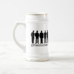 Custom name groomsman bachelor beer stein mug