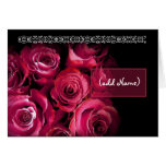 CUSTOM NAME - Guest Book Attendant with Bouquet cards