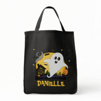 Custom Name Halloween Trick or Treat Candy Bag