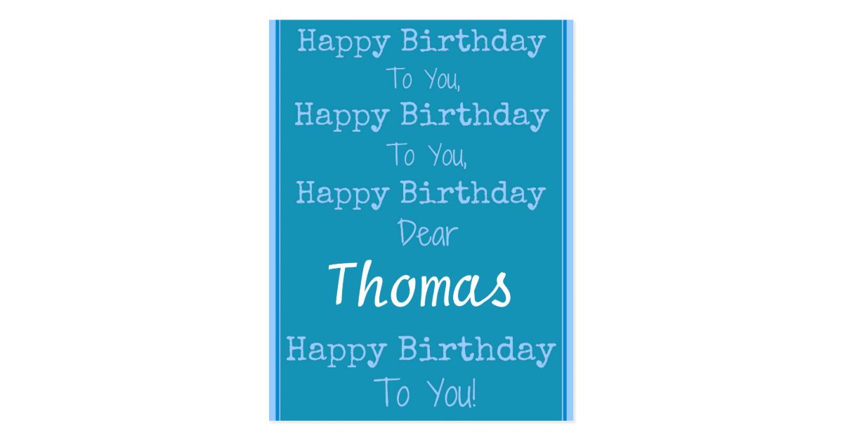 custom name happy birthday song postcard zazzle custom name happy birthday song postcard zazzle