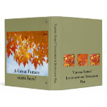 Custom Name Investment & Retirement Plan Binder