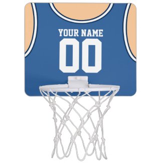 Custom Name/Number Mini Basketball Hoop