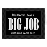 Custom Name RING BEARER Invitation FUNNY D521 Greeting Cards