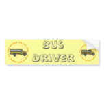 Custom name School Bus Wheels Bumper Sticker