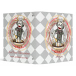 Custom Name Sock Monkey Chef binders