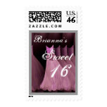 CUSTOM NAME Sweet 16 Birthday - Pink Dresses Stamps