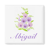 CUSTOM NAME -Sweetpea Girl's / Woman's Magnet