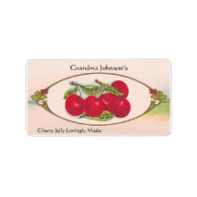 Custom Name Vintage Food Label
