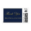 Custom navy blue thank you postage postage by perfectpostage Custom navy blue thank you postage postage