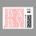 Custom Newborn Baby Announcement Stamps