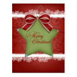 Custom North Star Christmas Postcard