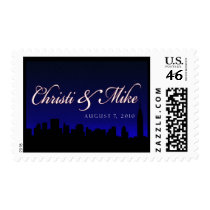 Custom NY wedding logo postage by perfectpostage Custom NY wedding logo postage