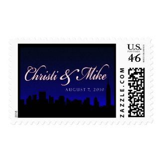 Custom NY wedding logo stamp
