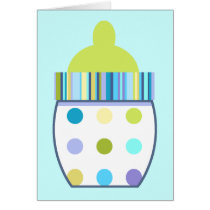 Custom Oliver Baby Bottle cards
