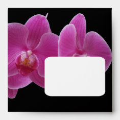 Custom Orchid Envelope
