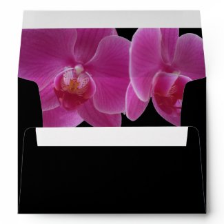 Custom Orchid Envelope for 5 x 7 Invitation envelope