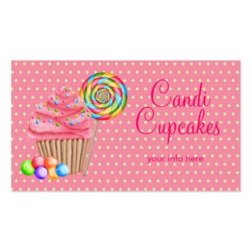Custom order for Candace - Business Cards (front side)