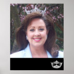 Custom Pageant Queen Poster at Zazzle