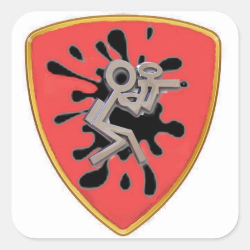 Custom Paintball Sticker Large Zazzle
