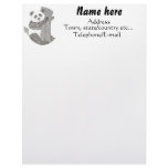 Custom Panda Bear Letterhead
