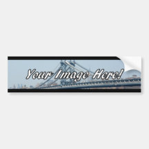 Custom Panorama Photo Bumper Sticker