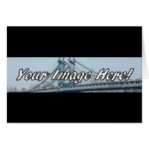Custom Panorama Photo Folded Card