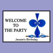 Custom Party Welcome Sign posters