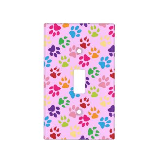 Custom Paw Print Light Switch Cover Light Switch Plates