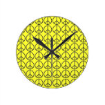 Custom Peace Sign Clock