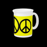Custom Peace Sign Pitcher pitchers