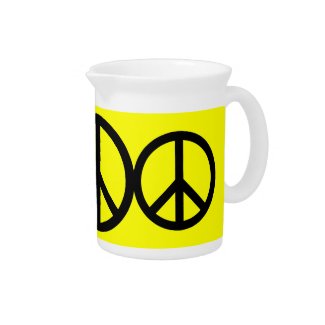 Custom Peace Sign Pitcher