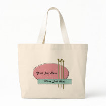 Custom Personalized 50s Style Advertising Totes bags