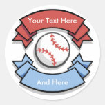 Custom Personalized Baseball Stickers