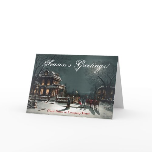 Custom Personalized Christmas Card Printing card