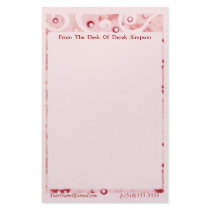 Custom / Personalized Circle Design Stationery