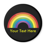 Custom Personalized Classic Rainbow Magnets