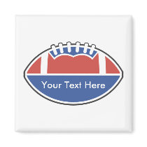 Custom Personalized Football Magnets by pacificsportsgifts Custom Personalized Football Magnets