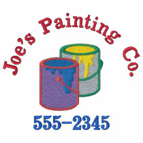 Custom Personalized Painter Shirts embroidered shirts